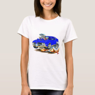 T-shirt Carro do azul do cutelo de 1969 velhos