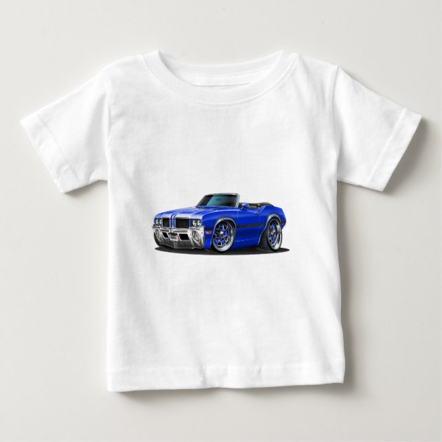 T-shirt Carro do azul do cutelo dos velhos (Frente)