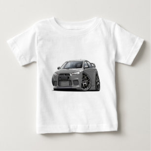 T-shirt Carro do cinza de Evo