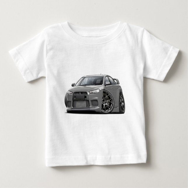 T-shirt Carro do cinza de Evo (Frente)