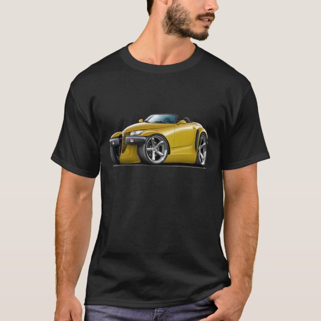 T-shirt Carro do ouro do predador (Frente)