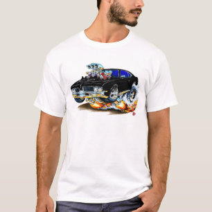 T-shirt Carro do preto do cutelo de 1969 velhos