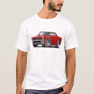 T-shirt Carro do vermelho de 1965 GTO
