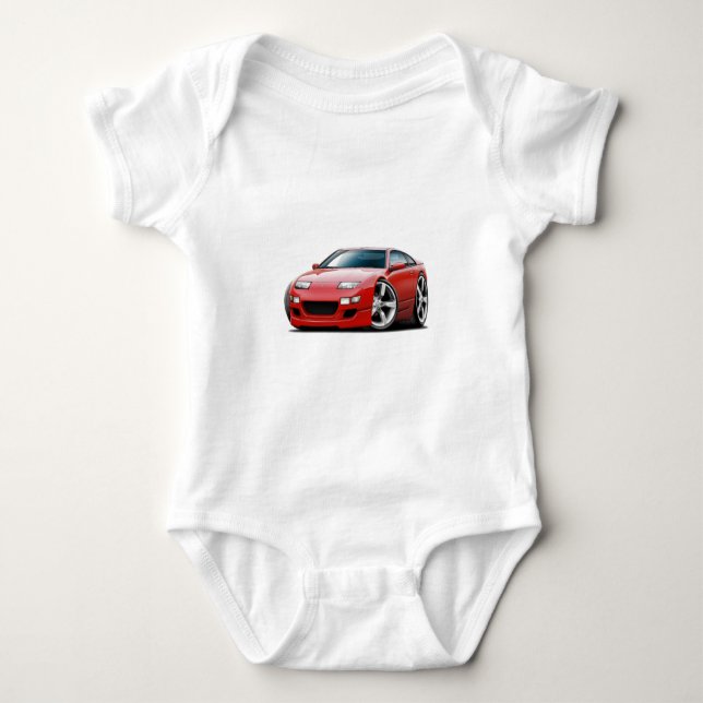 T-shirt Carro do vermelho de Nissan 300ZX (Frente)
