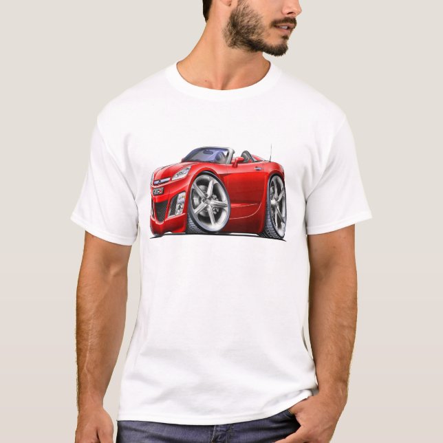T-shirt Carro do vermelho do céu (Frente)