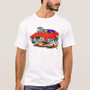 T-shirt Carro do vermelho do cutelo de 1969 velhos