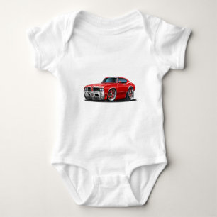 T-shirt Carro do vermelho do cutelo dos velhos