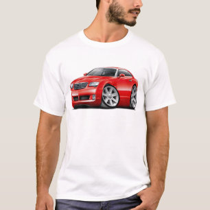 T-shirt Carro do vermelho do fogo cruzado