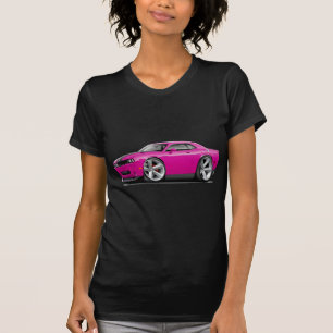 T-shirt Carro Fuschia-Preto do desafiador SRT8