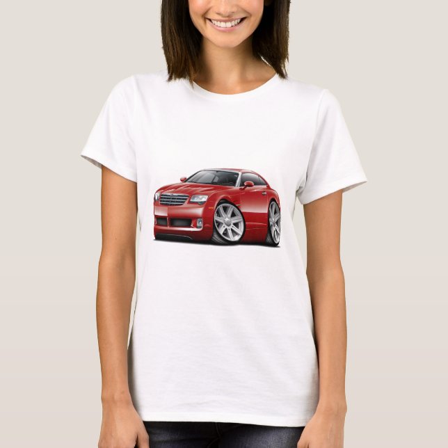 T-shirt Carro marrom do fogo cruzado (Frente)