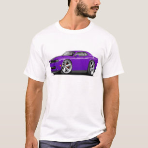 T-shirt Carro Roxo-Preto do desafiador SRT8