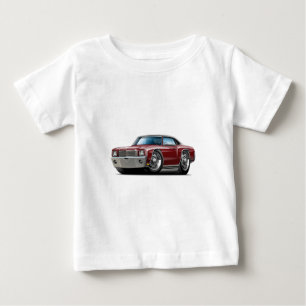 T-shirt Carro superior Marrom-Preto de Monte 1970 - de