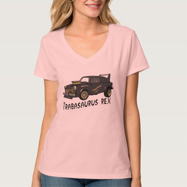 T-shirt Carro Trabant Alemão-Leste Personalizado (Frente)
