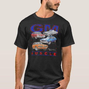 T-shirt Carros do músculo do GM