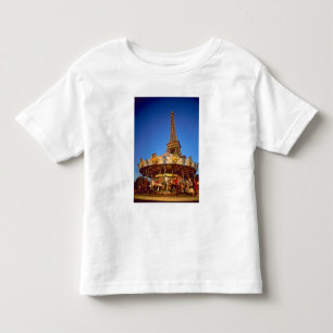T-shirt Carrossel, Torre Eiffel, Paris, França