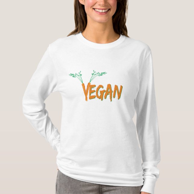 T-shirt Carrot Vegan Organic Planet Shirts (Frente)