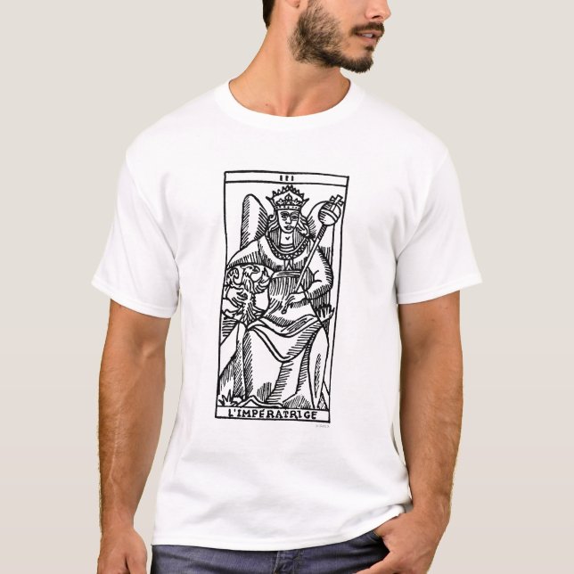 T-shirt Cartão de Tarot: A imperatriz (Frente)