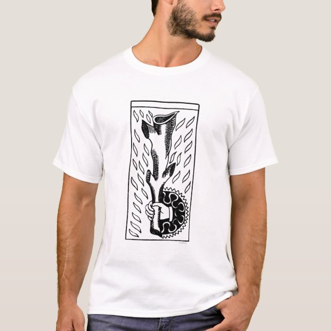 T-shirt Cartão de Tarot: Ás de Ros (Frente)