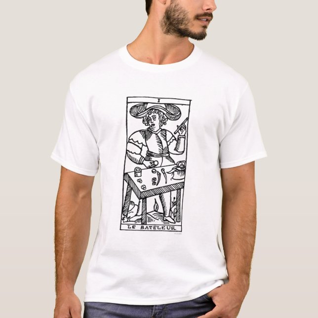 T-shirt Cartão de Tarot: O Juggler (Frente)