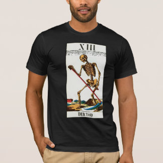 T-shirt Cartão T escuro da morte de Tarot