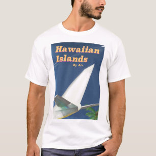 T-shirt cartaz de viagem comercial das Ilhas Havaianas