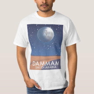 T-shirt Cartaz de viagem Dammam Arábia Saudita