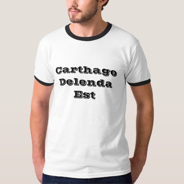 T-shirt Carthago Delenda Est (Frente)