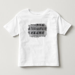 T-shirt Cartões de jogo que descrevem episódios
