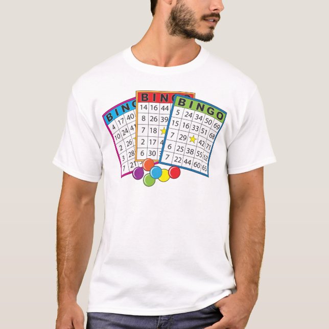 T-shirt Cartões do Bingo (Frente)