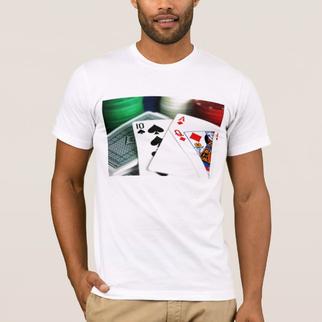 T-shirt Cartões Poker (Frente)