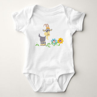 T-shirt Cartoon bonitão de Capim e Flores Roupa