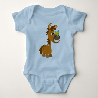 T-shirt Cartoon Bonito Borboleta Pony Roupa