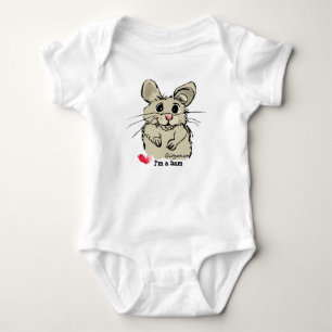 T-shirt Cartoon Bonito Hamster Baby Creeper