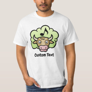 T-Shirt Cartoon De Metano De Vaca