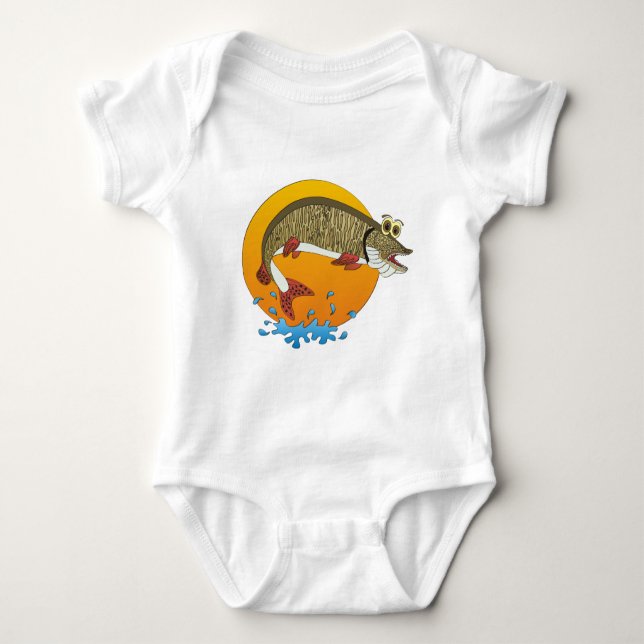 T-shirt Cartoon Muskie (Frente)