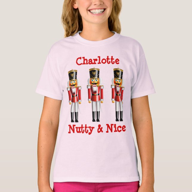 T-shirt Cartoon Personalizado de Nozes Nozes (Frente)
