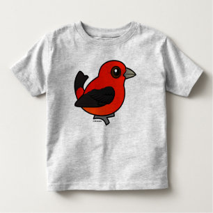 T-shirt Cartoon Scarlet Tanager