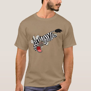 T-shirt Cartoon Zebra-Shirt de Cute Prankish