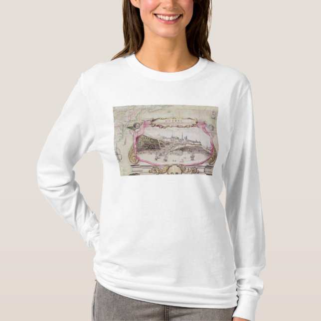 T-shirt Cartouche de Quebeque (Frente)