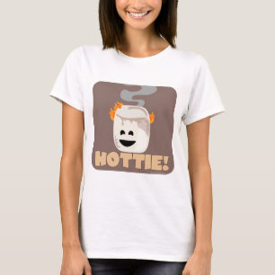 T-shirt Cartum Smore Marshmallow Burning Hottie