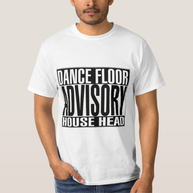 T-shirt Casa consultiva Heas do T de Dance Floor (Frente)