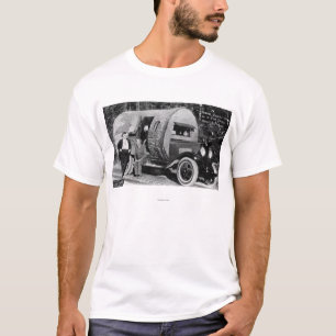 T-shirt Casa doce Home em uma árvore de abeto