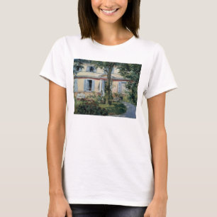 T-shirt Casa em Rueil por Edouard Manet, Arte Fino Antigo