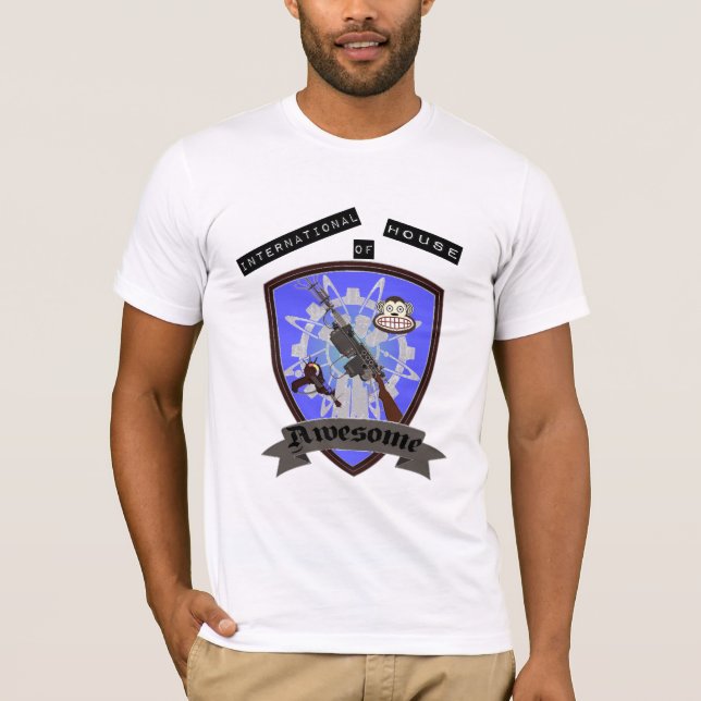 T-shirt Casa internacional de impressionante (Frente)