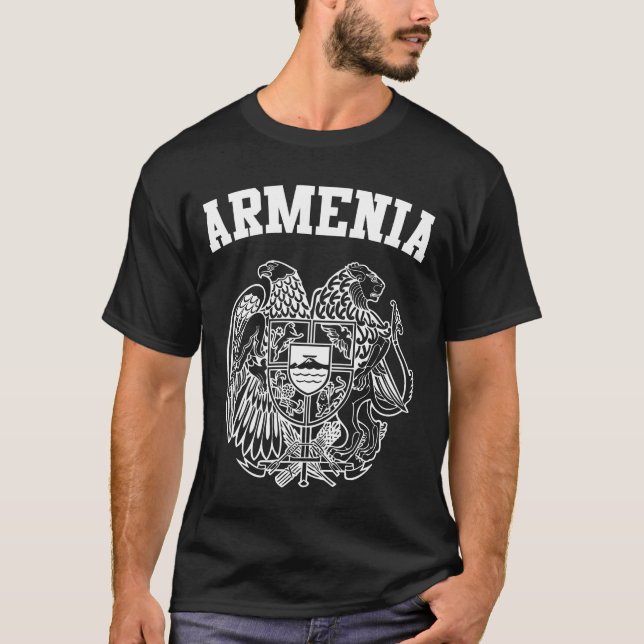 T-shirt Casaco de armas da Armênia (Frente)