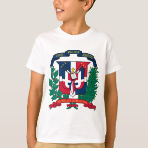 T-shirt casaco de armas da República Dominicana