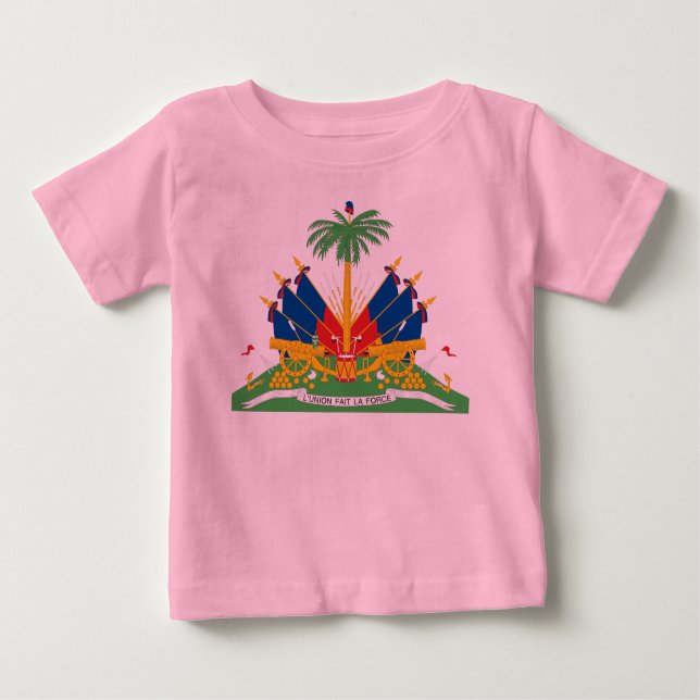 T-shirt Casaco de armas do Haiti (Frente)