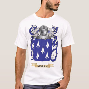 T-shirt Casaco de Armas Moran (Crest Familiar)