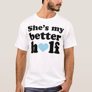 T-shirt Casal Cute Outra Metade Dela