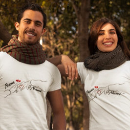 T-Shirt Casal Personalizado - Personalizar